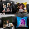 anime comedy NNagatoro SSan Cushion Cover Pillow Case Antidustmite Invisible zipper silky plush cushion