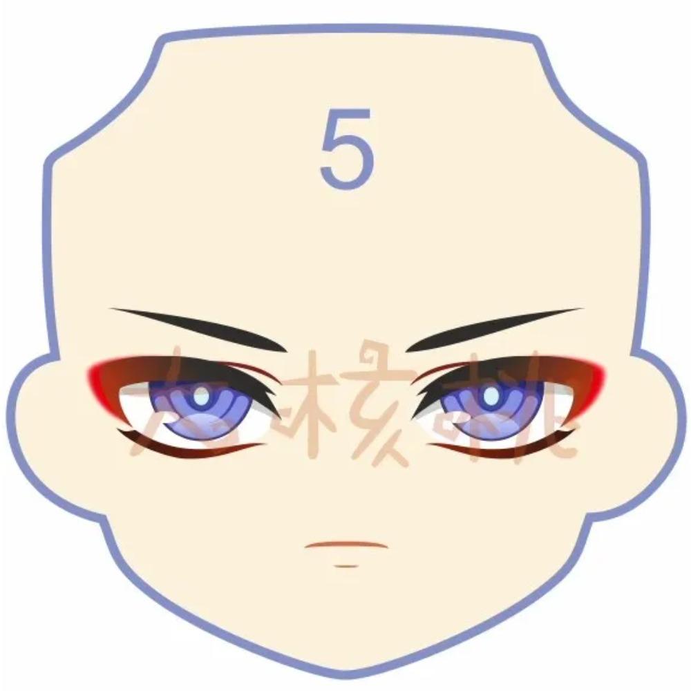 Anime Game Wanderer Ob24 Ob22 P20 Doll Hair Face Clothes Toy Cosplay 1/6 Bjd Costumes Handmade Decorations Toys Accessories