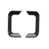 6pcs Car Center Grille Grid Cover Trim Bright Circle Decoration Accessories For Suzuki Jimny 2019 2020 2024 Carbon Fiber Silver