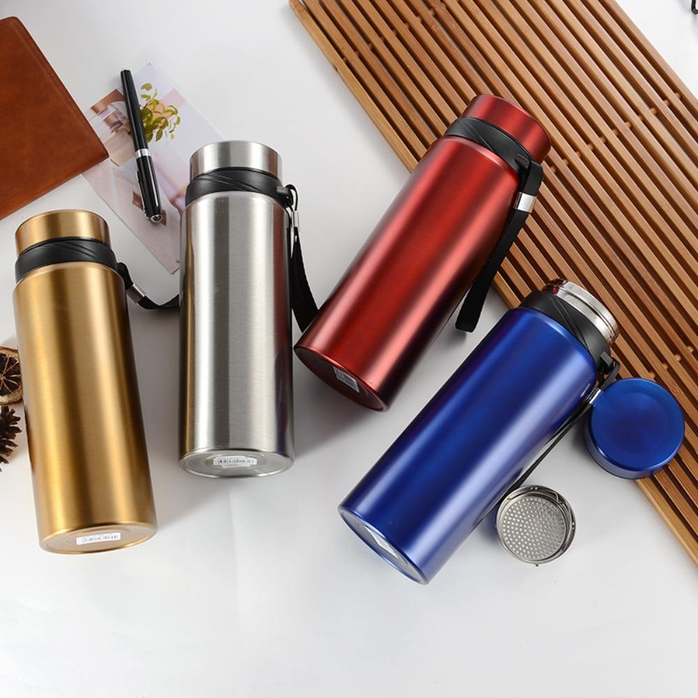 Large Capacity Vacuum Flasks 800/1000ml Thermos Cup Drinkware Insulated Bottle  Outdoor