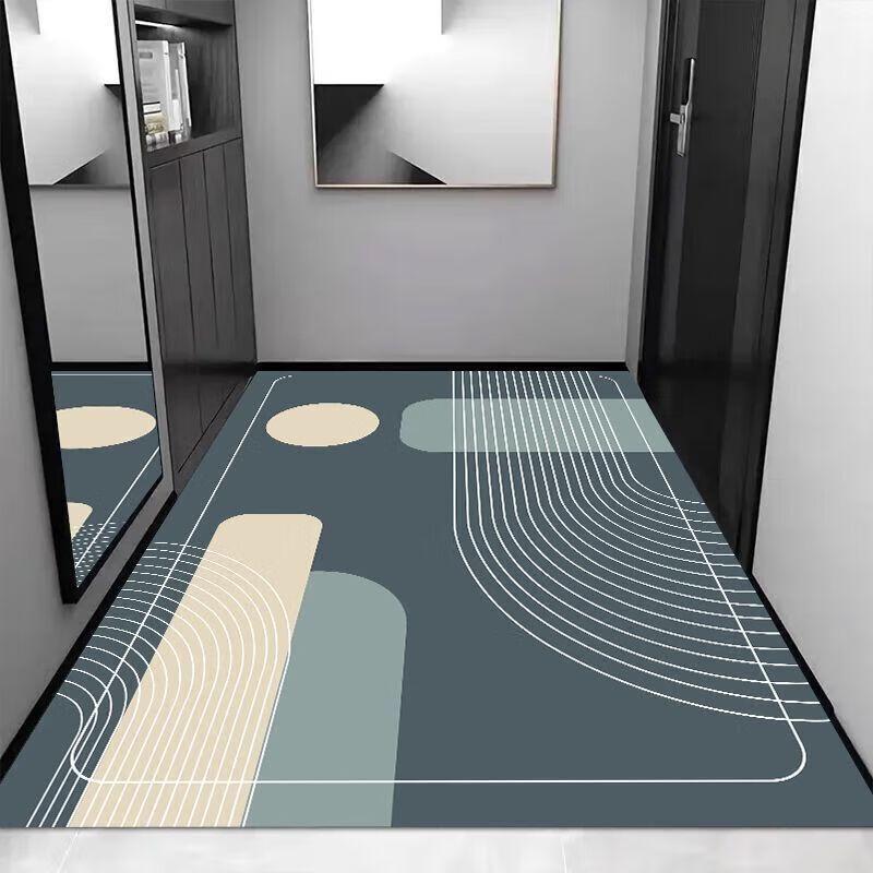 Non-Slip Decorative Entrance Mat: Foldable, Easy-Clean, Wear-Resistant Carpet