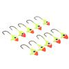 10Pcs Fishing Lure Vivid Color Exquisite Design High Carbon Steel Fishing Tool Accessories