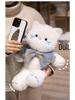 Adorable Bowknot Cat Plush Doll - Comforting Companion Toy for Girls