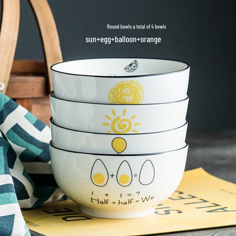 Double Happiness Cat Nordic Ceramic Bowl