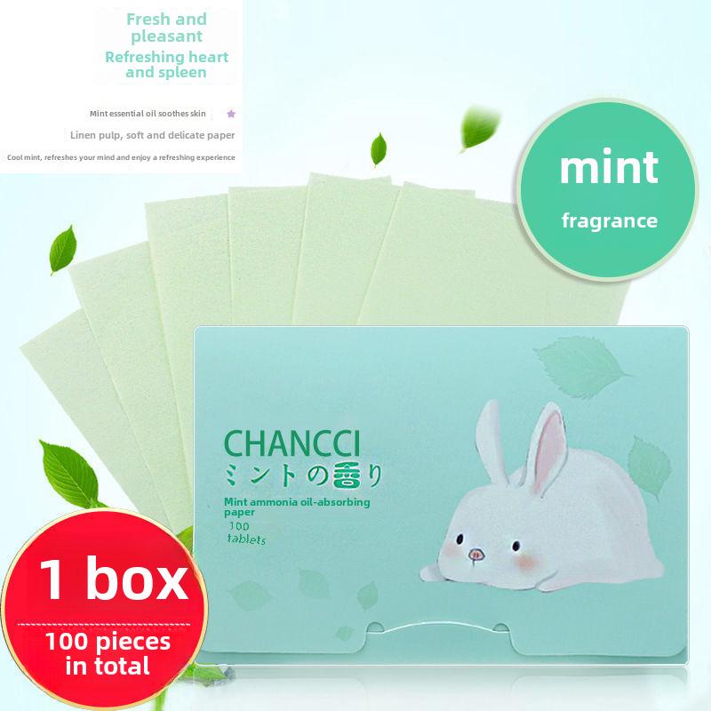 CH Portable Fragrance Oil-Absorbing Facial Paper - 100 Sheets
