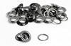Stainless Steel Saddlery Eyelets 14 Mm 50 Sets Graphite