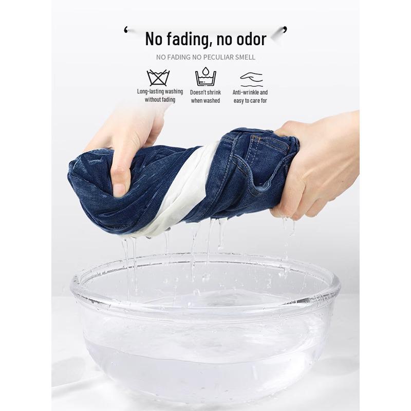 Women's High Waist Retro Blue Wide-Leg Jeans - 2025 Spring Collection