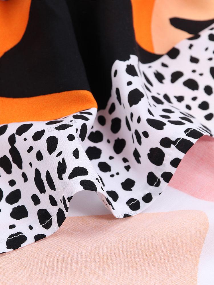 EDOLYNSA 2024 Multicolored Women Bikini Kimono Cardigans Boho Print Long Bathing Suit Cover Ups Swimwear Plus Size Loungewear with Self Belt Outfits