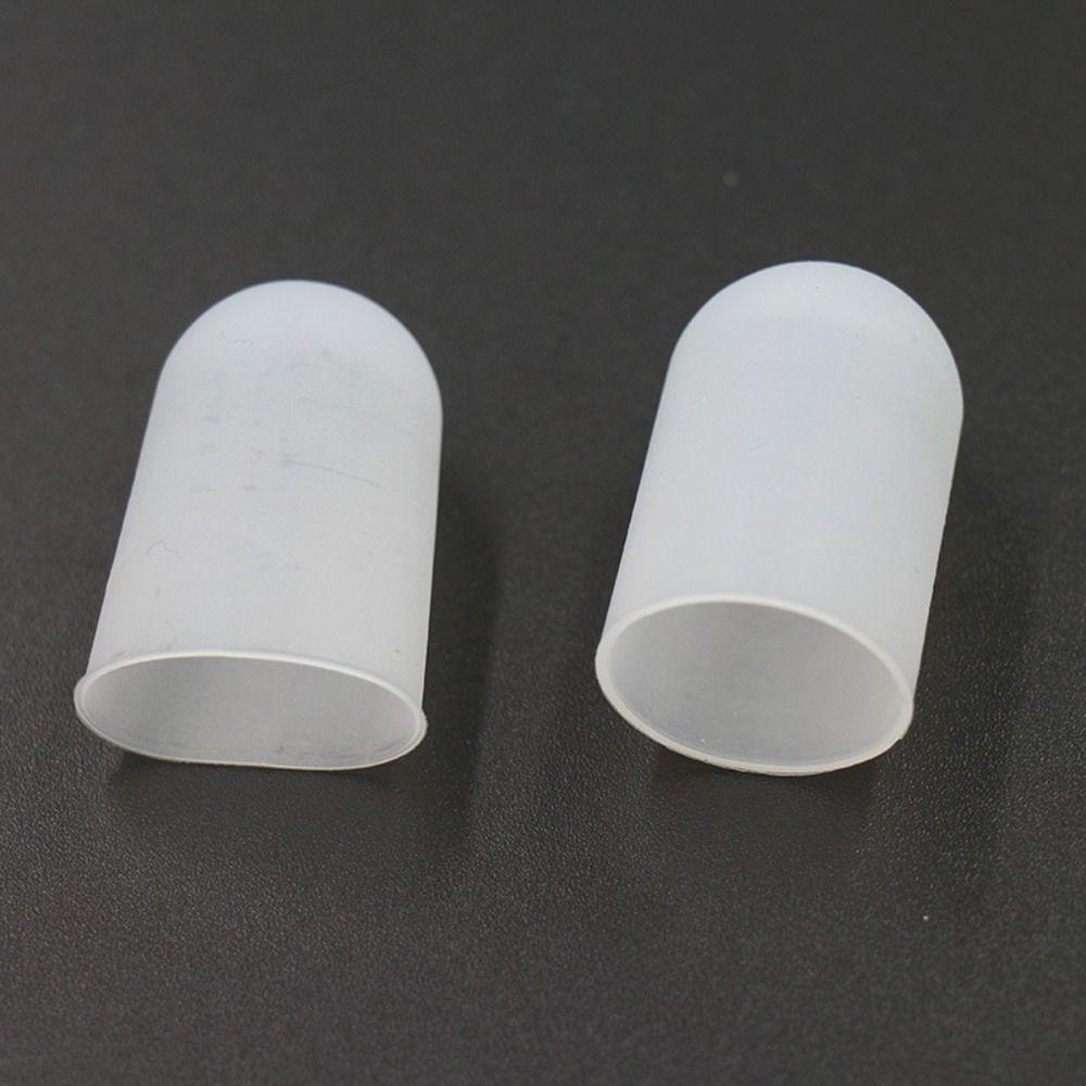 5/10 Pcs High Temperature Resistant Silicone Finger Protector Transparent Heat Insulation Finger Caps Wear-resistant Antistatic