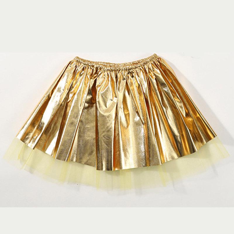 

2024 Європейська та Американська Танцювальна Спідниця-пачка - Дівоча Райдужна Спідниця Міді з Гарячим Тисненням та Підкладкою для Виступів та Вечірок. One Size [30CM Length]