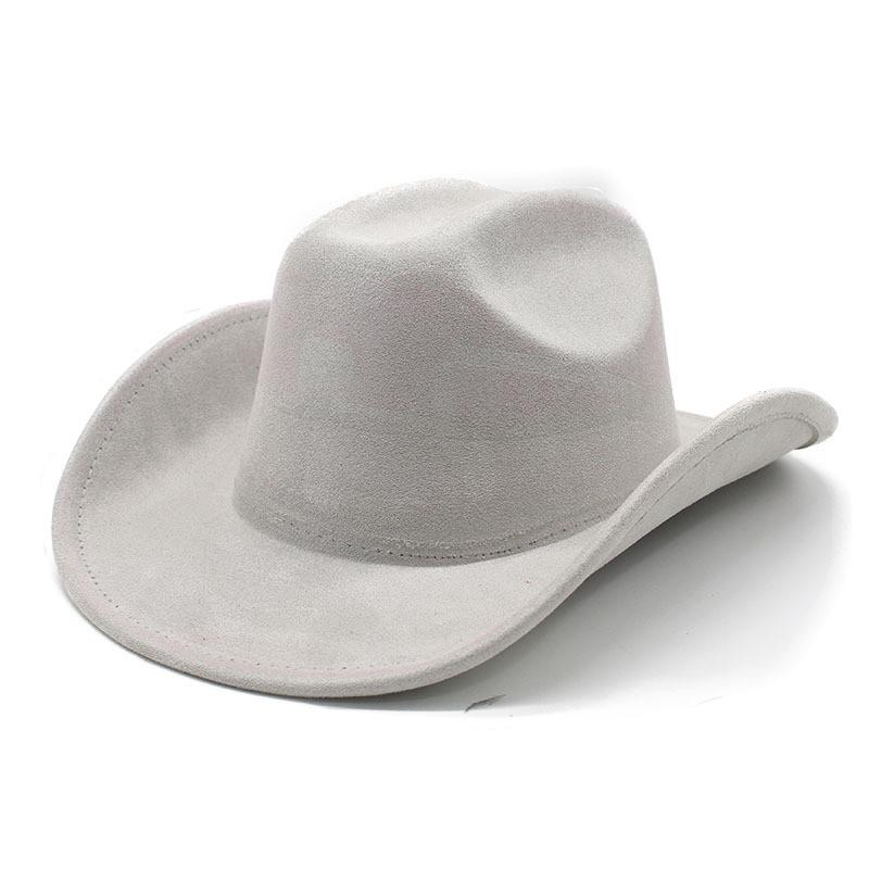 Traditional Style Wool Felt Cowboy Hat With Wide Brim For Men And Women