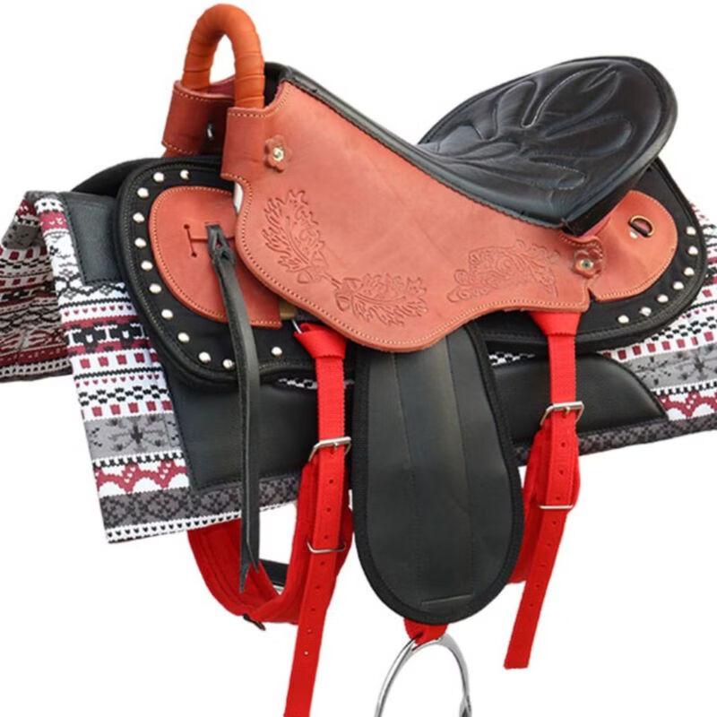 Premium Leather Horse Saddle & Tack Set