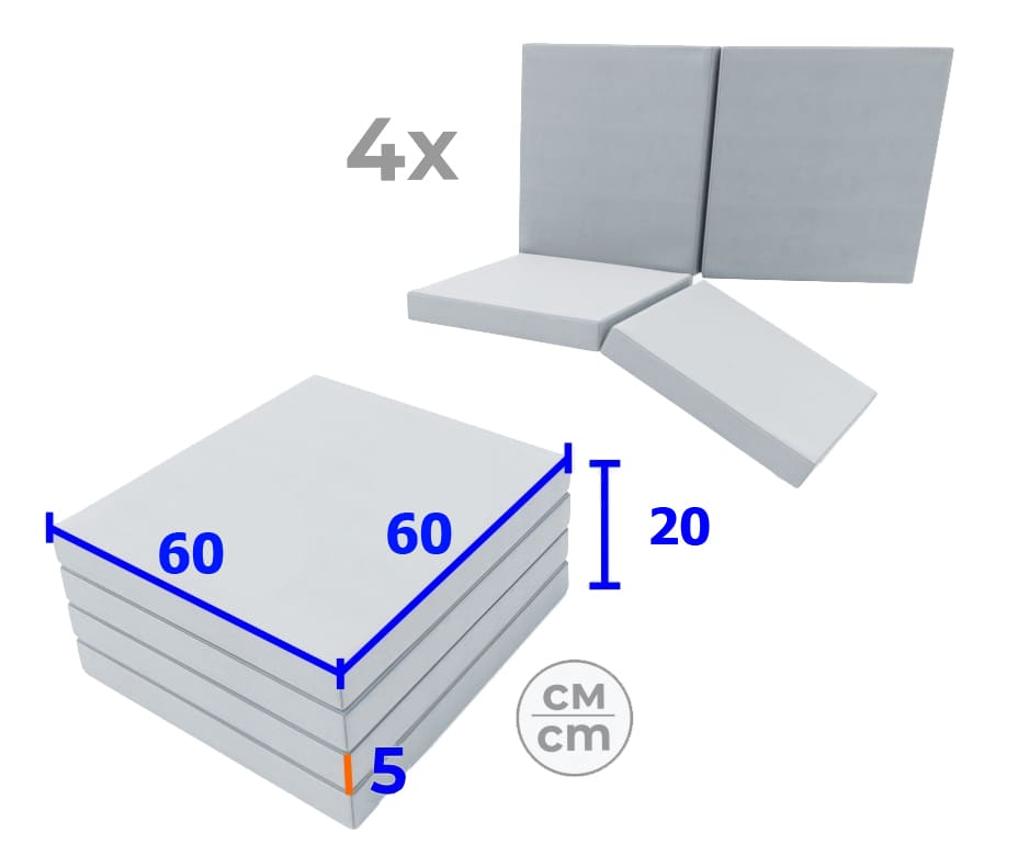 Square Play Mat 120 Cm - Ashley