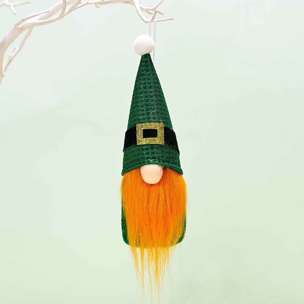 Celebrate St. Patrick's Day With Gnomes Plush Toy Shamrock Faceless Gonk