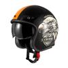 Retro Motorcycle Safety Helmet Fashionable Personalized Graffiti Half-helmet Cruise All Round