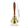 Messing Hand Glocke Dekoration Holz Griff Mittagessen Lehrer Dekorative Service für