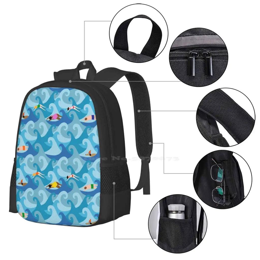 New Year’s Swim School Bags Travel Laptop Backpack Holiday Traditions Holidays Winter Summer Netherlands Holland England Uk