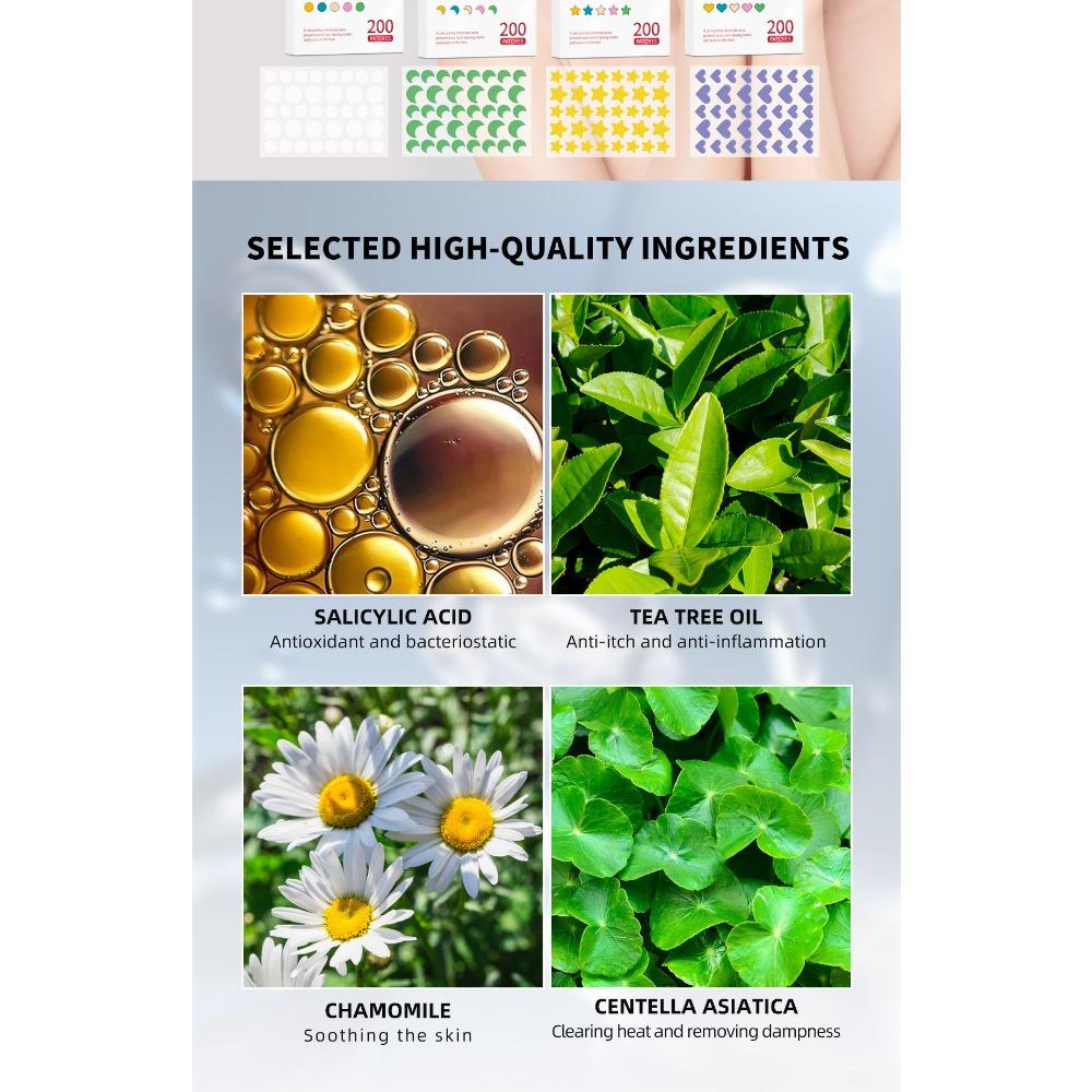 Youth Acne Patch Acne Portable Fade Spots Acne Clean Closed