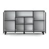 Chest Of Drawers Cabinet 140Cm Wardrobe White High Gloss