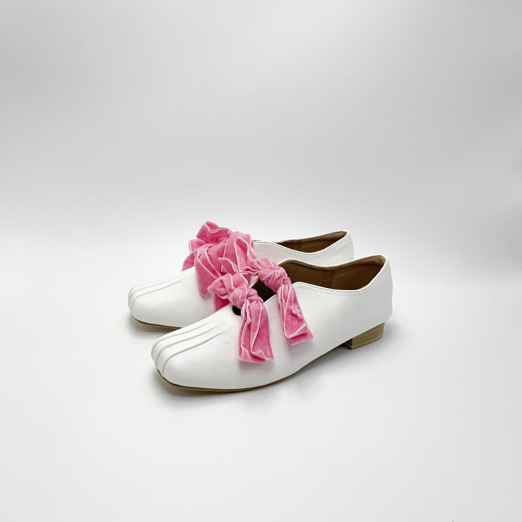 Spot second hair! Retro niche pleated Mary Jane shoes versatile light mouth color matching straps square head thick heel single shoes