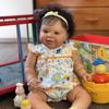 24 " 60 Cm Black Skin Rebirth Baby Doll Girl KODI Sof Cloth Body Simulation Reborn Dolls Lifelike Handmade Rooted Short Curly Hair Newborn Babies Doll