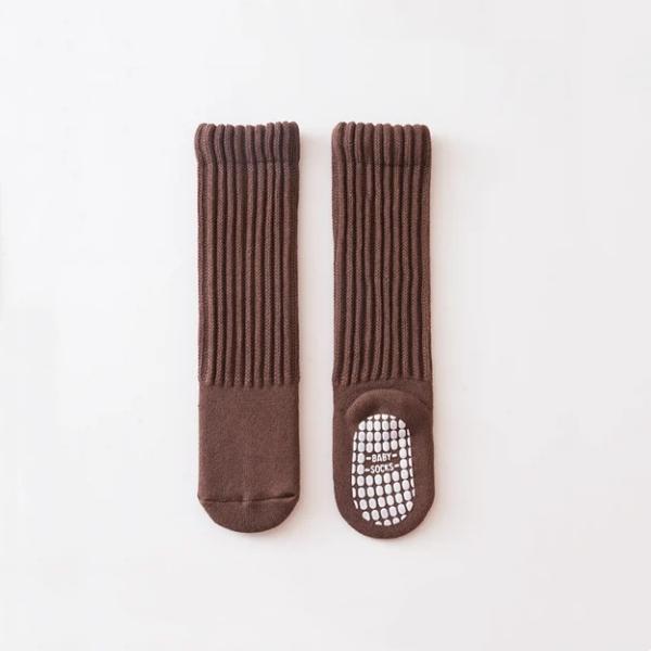 

Newborn Baby Girl Boy Socks Winter Thick Warm Baby Knee High Long Socks for Girls Boys Soft Toddler Sock Anti slip 0-4Y M светло-коричневого