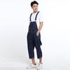 Men's Denim Shorts Men's Denim Overalls Large Size Strap Straight Pants Light Blue Shorts