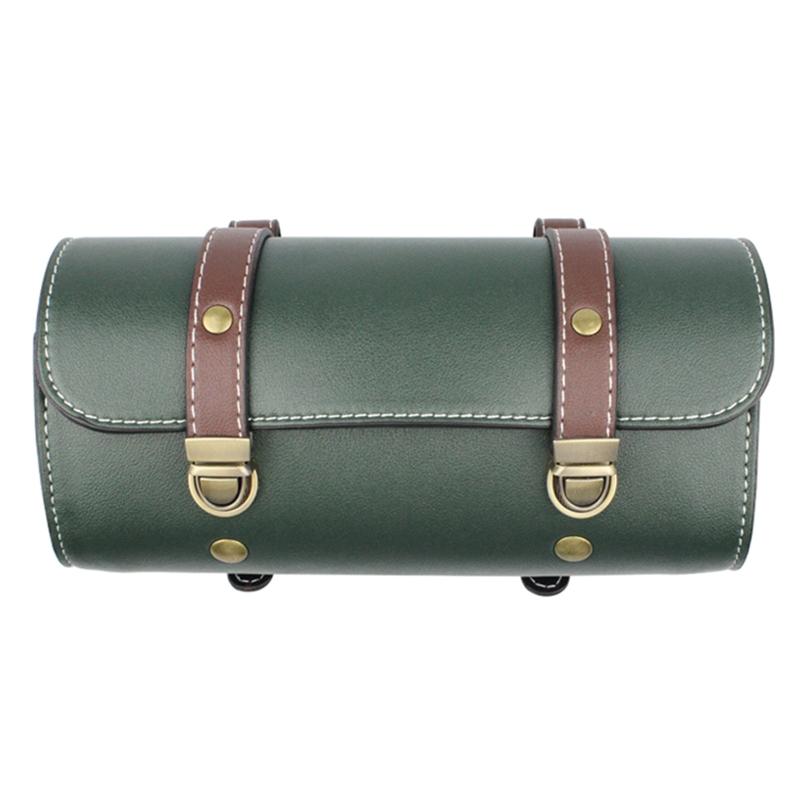 Vintage Bicycle Tail Bag PU Cycling Bag Saddle Pouch Rear Pannier Personalized