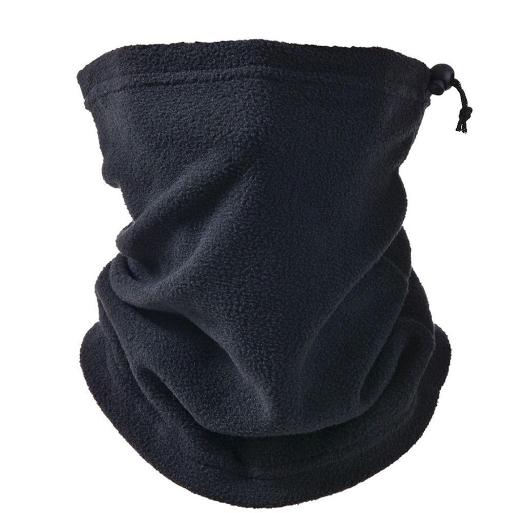 Multifunctional Winter Warm Neck Scarf Thermal Warm Fleece Snood Scarf Circle Wrap Outdoor Ski Balaclava Hat Thick Shawl