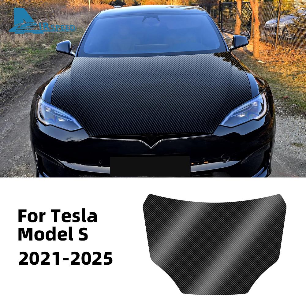 Carbon Fiber Pattern PPF Car Paint Protection Engine Film Trim for Tesla Model X Model S 2016-2018 2019 2020 2025 2025 2025 2025