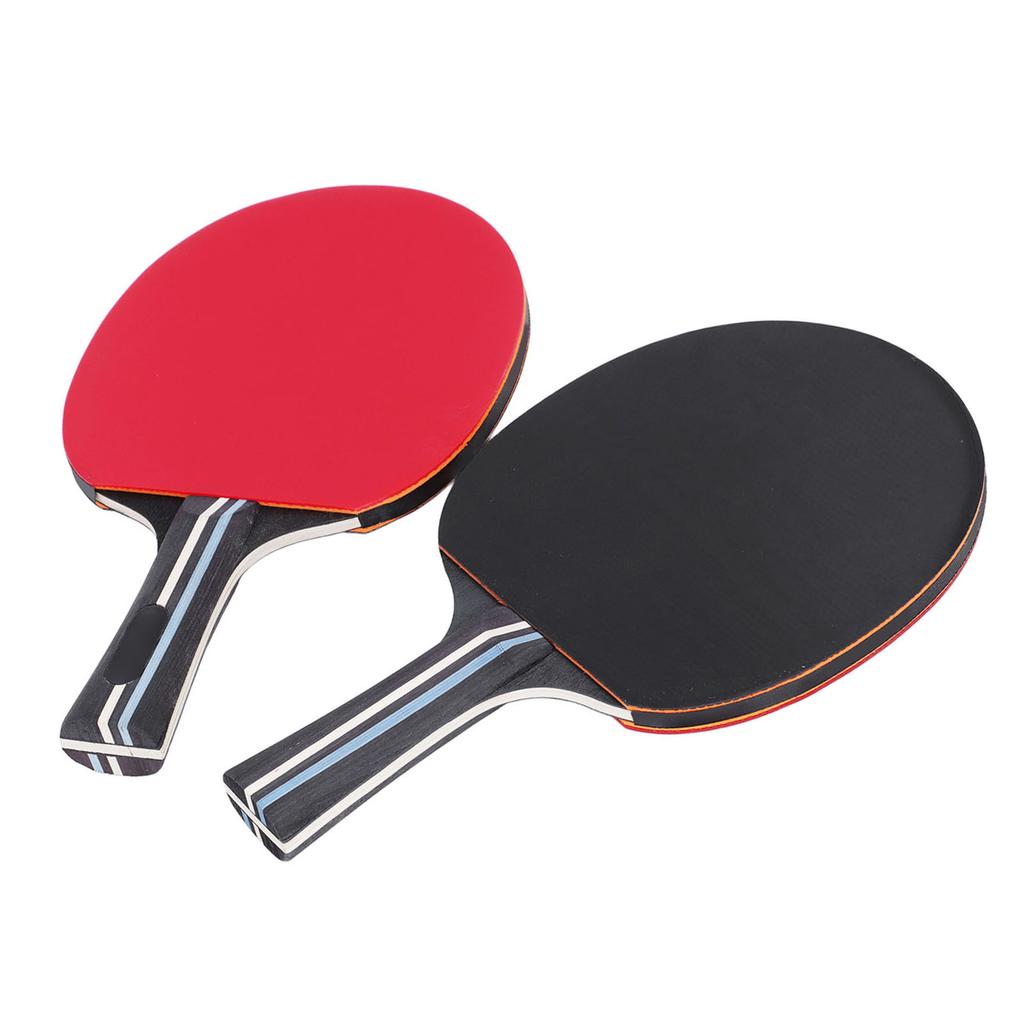 Table Tennis Paddle High Elasticity Professional Anti Skid Handle Table Tennis Racket Set for