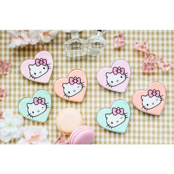 MPic Hello Kitty Epoxy Heart Smart Talk, Gold + Mint, 1 Piece