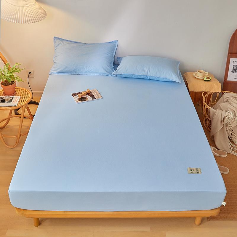 100% Bavlna Jedno Růžové Prostěradlo Chránič Proti Prachu Univerzální Potah Matrace Ložní Prádlo Queen S Gumičkou Ložní Prádlo