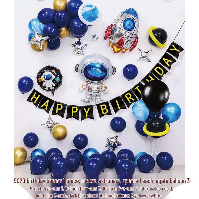 Geburtstagsdeko Ballon-Set für Kinder - Themen-Hintergrund mit Folienballons