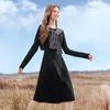 BETU Women's 2025 Autumn Slimming Long Sleeve Dress