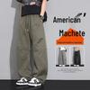 Pantalons décontractés amples à jambes larges Techwear d'été pour homme FARUISHI