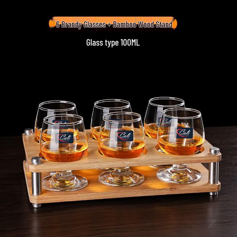 ZISIZ Crystal Brandy Glass Set
