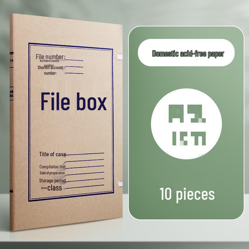 Extra Large Acid-Free A4 Kraft Paper Archive Box
