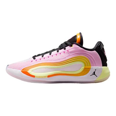 Air Luka 4 PF Gone Fishing Tênis Masculinos Rosa Rosa Claro Ártico Preto IB7904-600