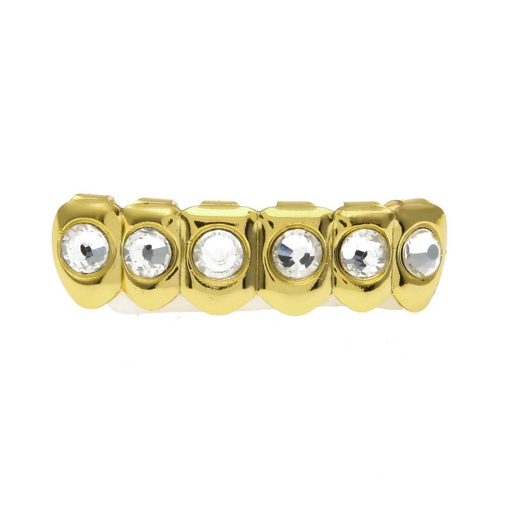 Factory Direct Jewelry Braces Diamond Plated Rap Braces Teeth Grills
