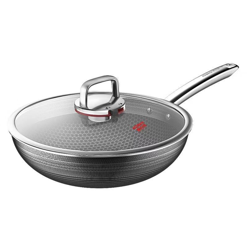 Kobach 32cm Non-Stick Stainless Steel Wok
