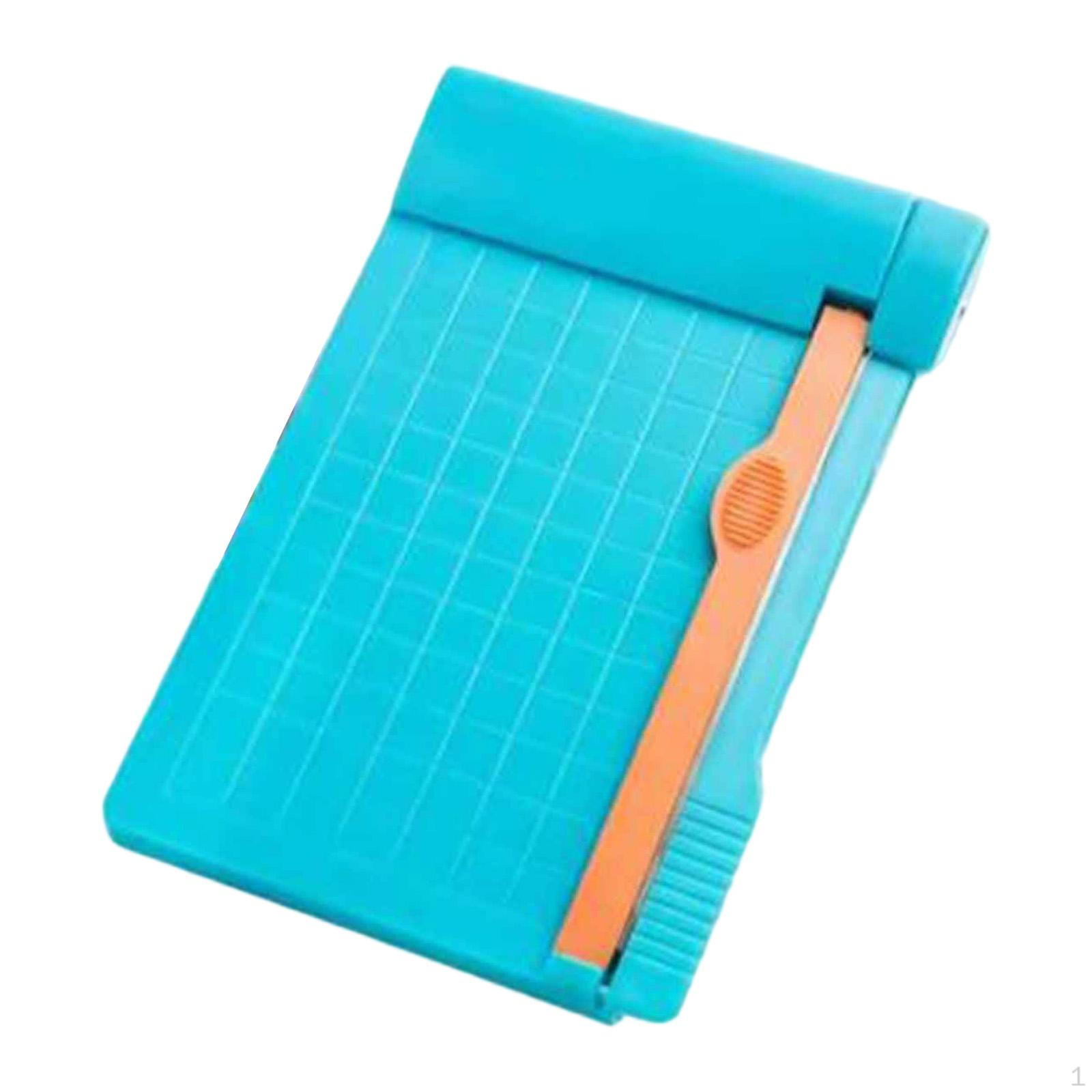 

Guillotine Paper Cutter, Trimmer, 3-sheet Capacity, Scrapbooking Tool for Cards, Home, Dorm, синій