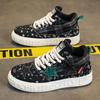 2024New Men's High Top Star Shoes, Trendy and Versatile Casual Shoes, Wear-resistant and Personalized Lace Up Canvas Board Shoes