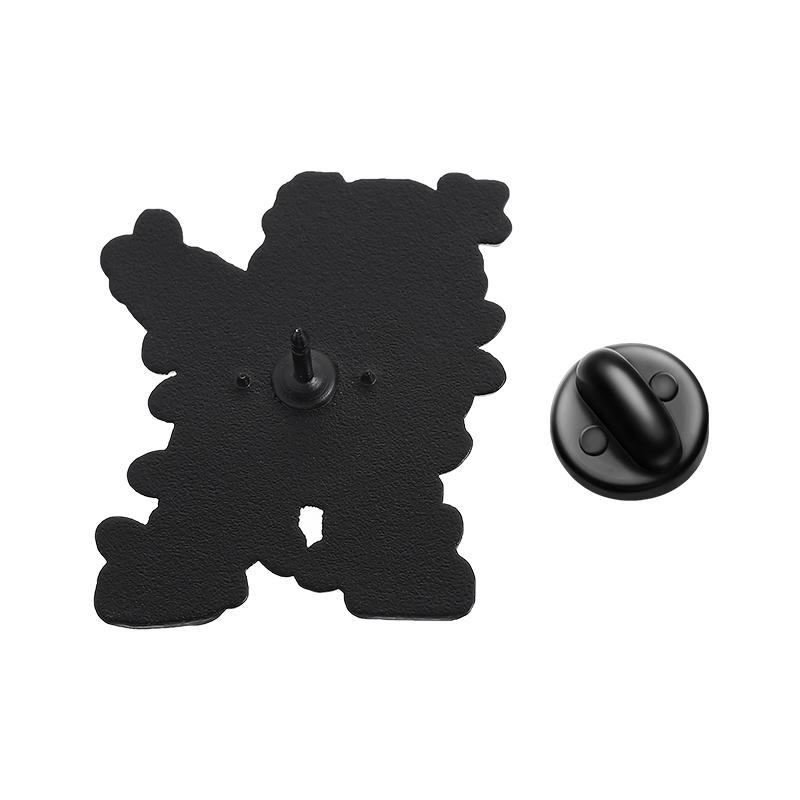 Santa Claus Delivering Gifts Enamel Pins Custom Halloween Brooches Lapel Badges Clothes Funny Jewelry Gift for Kids Friends