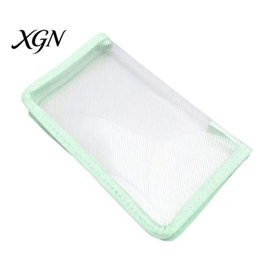 Durable PP File Protector Waterproof A6 Document Bag, Smooth Zipper Pencil Case, Student Case for Campus Transparent Organizer Stationery Receipts And