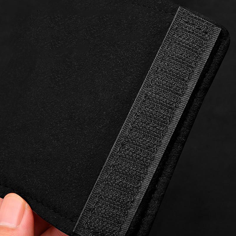 Suède Autodak Armleuning Binnendeur Trekgreep Beschermhoes Cover Geschikt Voor Mitsubishi ASX Eclipse Xpander Outlander 2022-2024