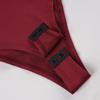 V Neck Slim Crop Tops Sweet Skinny Bodysuit Chic Bottoming Top  Streetwear