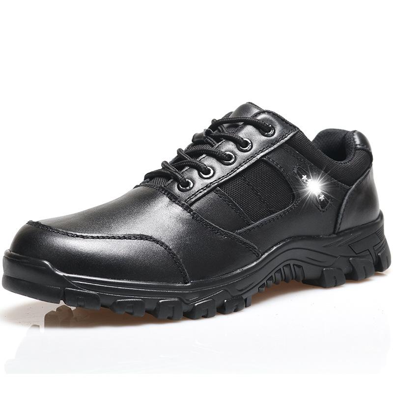 Spring and summer comfortable new leather shoes low-top breathable cowhide mesh casual leather shoes