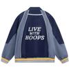 Li Ning Basketball Series Bad Five Color Block Soft Single Button Breathable Versatile Loose Baseball Jacket Men jackets AFDV321-2