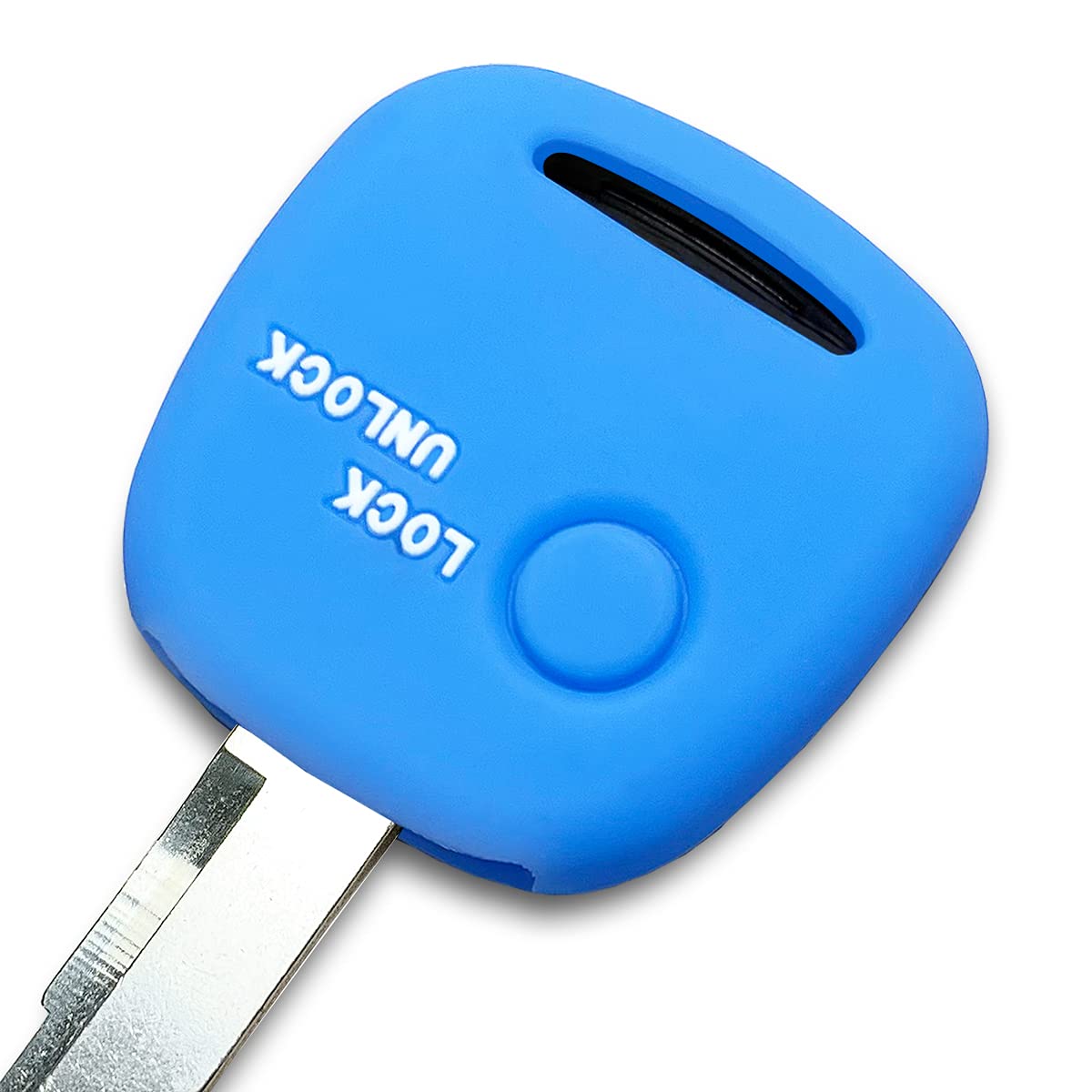 

IKT Бесключевой силиконовый чехол для автомобилей Suzuki / Nissan / Mazda 1 кнопка свет синий